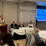 Todd Crawford introducing Panel 2
